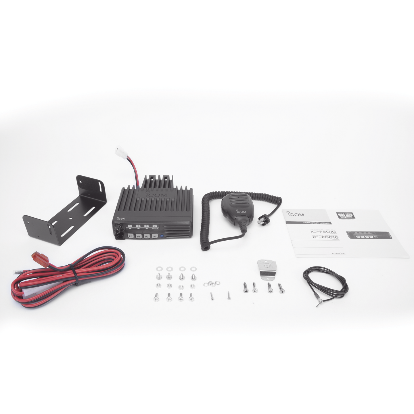 Radio móvil ICOM IC-F6013H UHF 400-470 MHz 50W analógico con micrófono y bracket ICOM - Vista 4