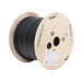 Carrete de 1 km de Fibra Óptica Aérea Mini Figura 8 G.657A2 Tipo Drop, Monomodo de 2 Hilos (Bifibra), Diseñada para Fusion...