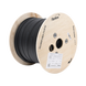 Carrete de 1 km de Fibra Óptica Aérea Mini Figura 8 G.657A2 Tipo Drop, Monomodo de 2 Hilos (Bifibra), Diseñada para Fusion...