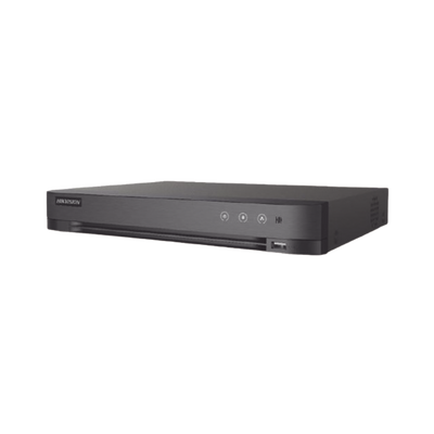 DVR 8 Canales TURBOHD + 4 Canales IP / 5 Megapixel Lite - 3K Lite / Audio de Dos Vías por Coaxitron / Reconocimiento Facia...