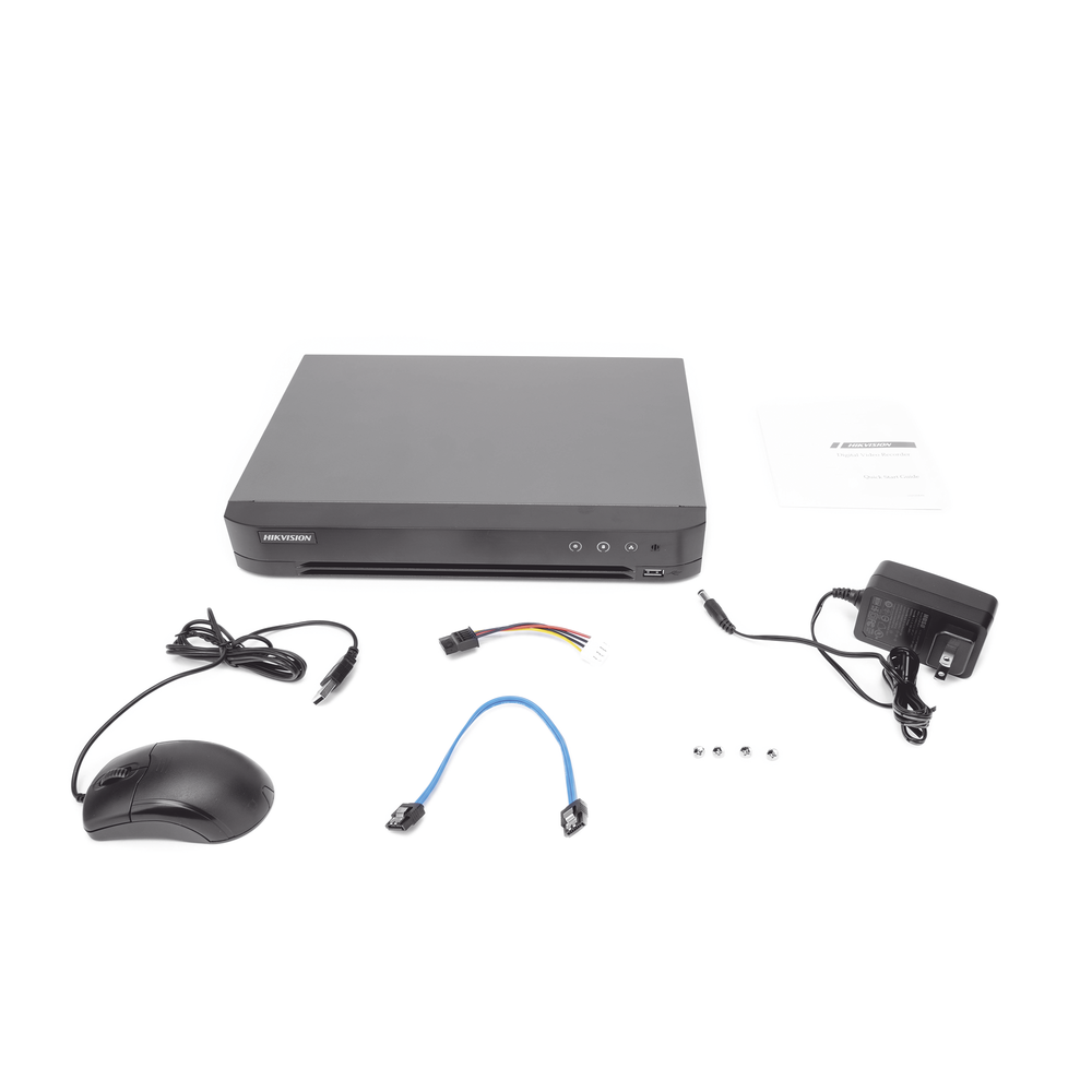 HIKVISION IDS-7216HQHI-M1/S - (ACUSENSE / Evita Falsas Alarmas) DVR 4 Megapixel / 16 Canales TURBOHD + 8 Canales IP /  1 Bahía de | SIERRA STORE