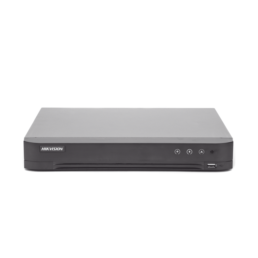 HIKVISION IDS-7216HQHI-M1/S - (ACUSENSE / Evita Falsas Alarmas) DVR 4 Megapixel / 16 Canales TURBOHD + 8 Canales IP /  1 Bahía de | SIERRA STORE