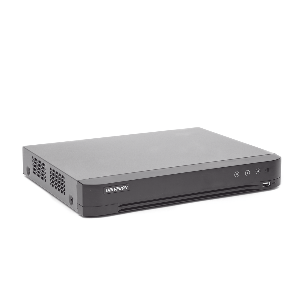 HIKVISION IDS-7216HQHI-M1/S - (ACUSENSE / Evita Falsas Alarmas) DVR 4 Megapixel / 16 Canales TURBOHD + 8 Canales IP /  1 Bahía de | SIERRA STORE