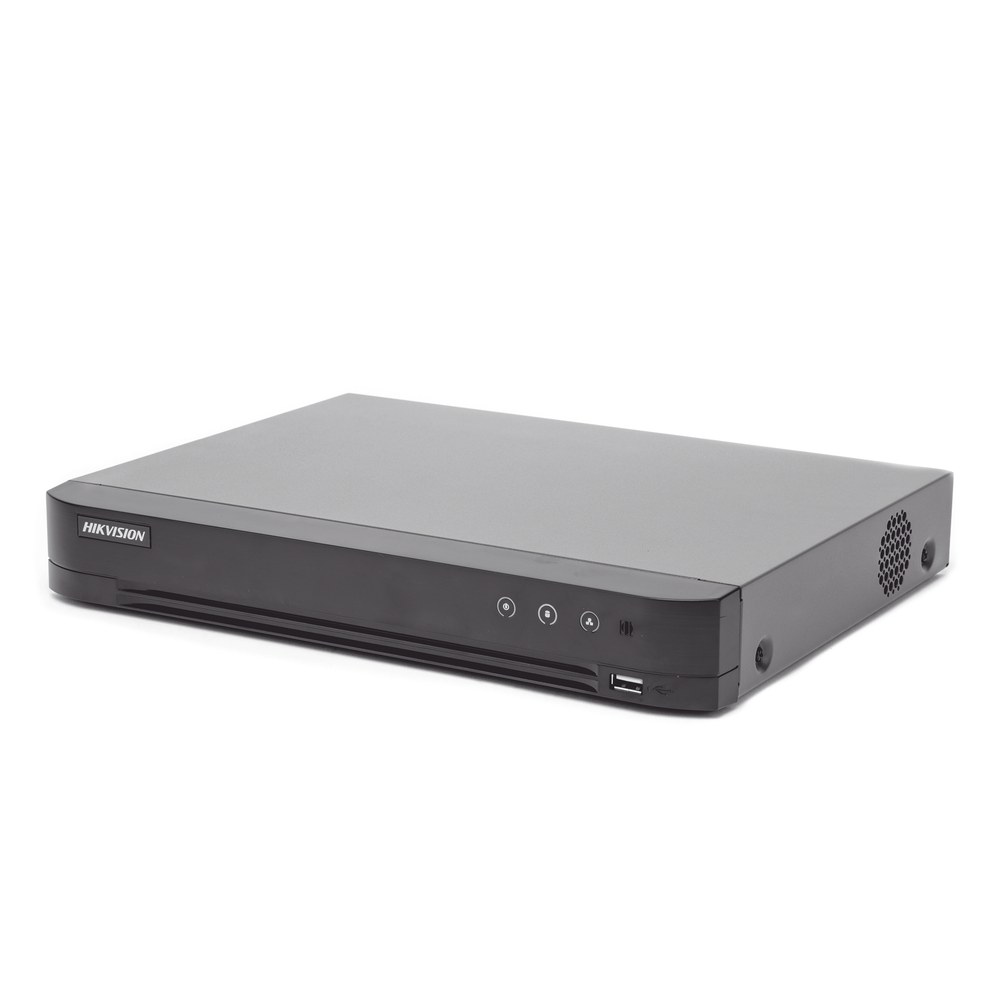 HIKVISION IDS-7216HQHI-M1/S - (ACUSENSE / Evita Falsas Alarmas) DVR 4 Megapixel / 16 Canales TURBOHD + 8 Canales IP /  1 Bahía de | SIERRA STORE