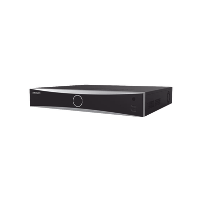 NVR 32 Megapixel (8K) / Reconocimiento Facial (Base de Datos) / 32 Canales IP / 4 Bahías de Disco Duro / 16 Puertos PoE+ /...