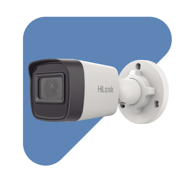 HiLook Series / Bala IP 2 Megapixel (1080p) / Lente 2.8 mm / 20 mts IR / Exterior IP67 / PoE / dWDR / H.265+ / ONVIF HiLoo...