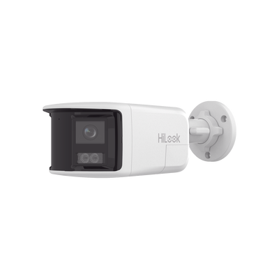 [Dual Light] Bala IP 6 Megapixel / Imagen Panorámica 180°/ PoE / Micrófono y Bocina Integrado / Exterior IP67 / Audio Bidi...