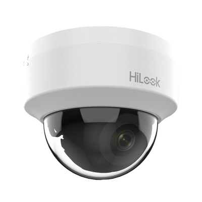HiLook Series / Domo IP 2 Megapixel (1080p) / Lente 2.8 mm (Gran Angular) / 20 mts IR / Interior / PoE / dWDR / H.265+ / O...