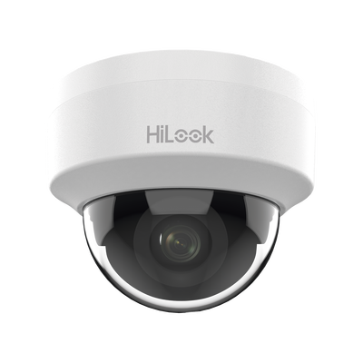 HiLook Series / Domo IP 2 Megapixel (1080p) / Lente 2.8 mm (Gran Angular) / 20 mts IR / Interior / PoE / dWDR / H.265+ / O...