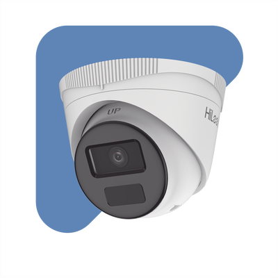 HiLook Series / Turret IP 2 Megapixel / Lente 2.8 mm / 20 mts IR / Exterior IP67 / PoE / dWDR / H.265+ / ONVIF HiLook by H...