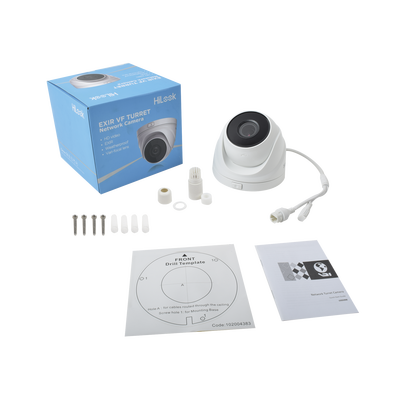 Turret IP 4 Megapixel / Lente Motorizado 2.8 - 12 mm / 30 mts IR EXIR / PoE / Exterior IP67 / WDR 120dB / Micro SD / H.265...