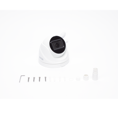 Turret IP 4 Megapixel / Lente Motorizado 2.8 - 12 mm / 30 mts IR EXIR / PoE / Exterior IP67 / WDR 120dB / Micro SD / H.265...