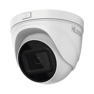 Turret IP 4 Megapixel / Lente Motorizado 2.8 - 12 mm / 30 mts IR EXIR / PoE / Exterior IP67 / WDR 120dB / Micro SD / H.265...