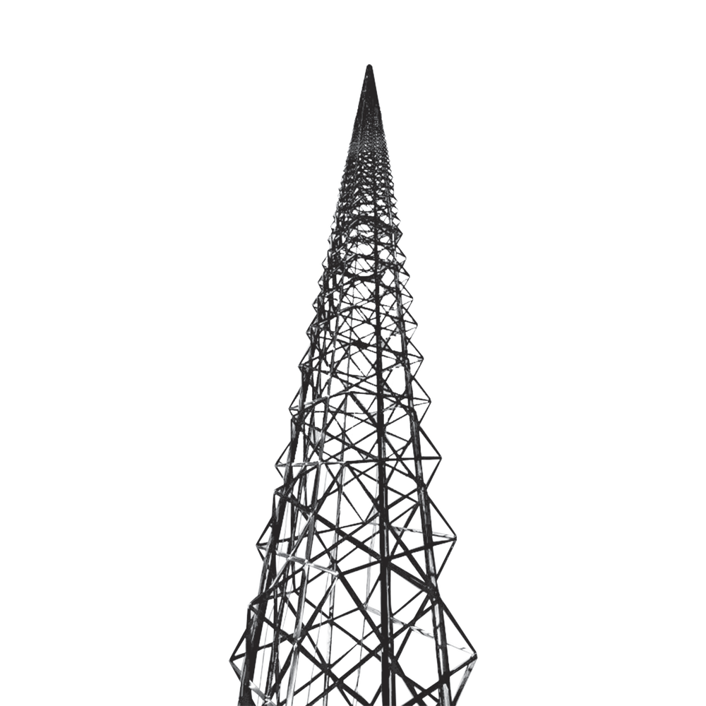 Torre autosoportada / Fibra de carbono / 18.3 m (60 pies) / 90 mph / 5000 lbs / Ultra ligera | SIERRA STORE