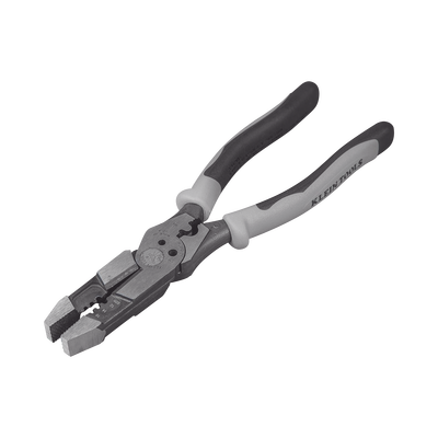Pinza Híbrida con Ponchadora de 8". Pela Cable Sólido de 10-14 AWG y Cable Trenzado de 12-16 AWG - KLEIN TOOLS