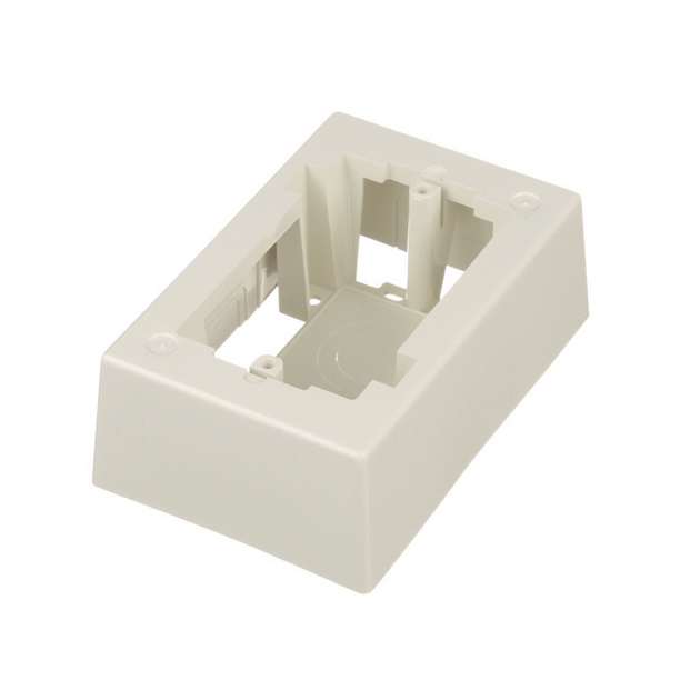PANDUIT JB1IW-A - Caja de Pared Superficial / ABS Resistente / 5.09 x 3.34 x 1.75 in / Salidas 1/2, 3/4, 1 in / Blanco Mate | SIERRA STORE