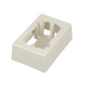 PANDUIT JB1IW-A - Caja de Pared Superficial / ABS Resistente / 5.09 x 3.34 x 1.75 in / Salidas 1/2, 3/4, 1 in / Blanco Mate | SIERRA STORE