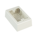 Caja de Pared Superficial, Uso Universal con Placas de Pared, con Cinta Adhesiva, Color Blanco Mate PANDUIT - Vista 2