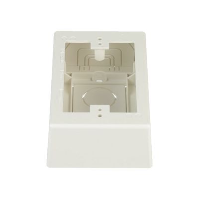 Caja de Pared Superficial, Uso Universal con Placas de Pared, con Cinta Adhesiva, Color Blanco Mate PANDUIT - Vista 3