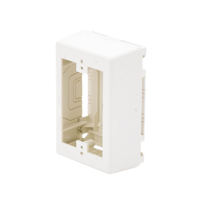 Caja de Pared Superficial, Uso Universal con Placas de Pared, con Cinta Adhesiva, Color Blanco Mate PANDUIT - Vista 4