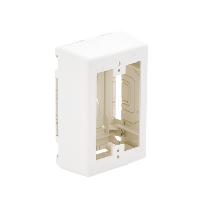 Caja de Pared Superficial, Uso Universal con Placas de Pared, con Cinta Adhesiva, Color Blanco Mate PANDUIT - Vista 6