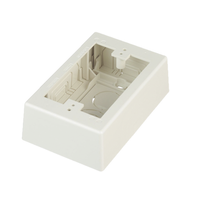 Caja de Pared Superficial, Uso Universal con Placas de Pared, con Cinta Adhesiva, Color Blanco Mate - PANDUIT