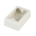 Caja de Pared Superficial, Uso Universal con Placas de Pared, con Cinta Adhesiva, Color Blanco Mate - PANDUIT