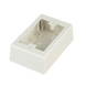 Caja de Pared Superficial, Uso Universal con Placas de Pared, con Cinta Adhesiva, Color Blanco Mate - PANDUIT