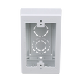 Caja de Pared Superficial, Uso Universal con Placas de Pared, con Cinta Adhesiva, Color Blanco - PANDUIT