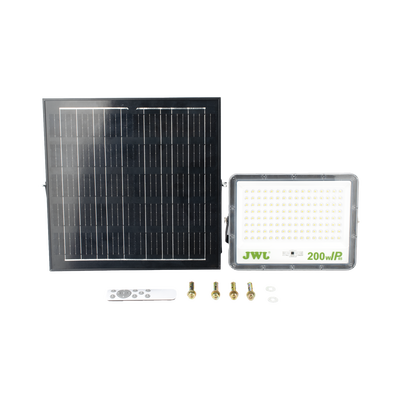 Reflector de 200 W con Panel Solar  /  Batería 3.2  V CD / T.C.C. 6 500 K / IP65. JWJ - Vista 3