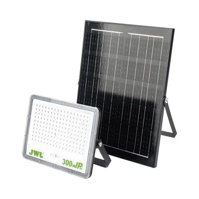 Reflector de 300 W con Panel Solar /  Batería 3.2  V CD / T.C.C. 6 500 K / IP65. JWJ - Vista 2
