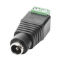 Adaptador Hembra Tipo Jack de 3.5 mm Polarizado de 12 Vcc / Terminales Tipo T...