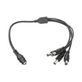 Cable con Conector Jack Hembra de 3.5 mm con 4 Salidas de Jack Macho (Divisor de Energía) / Tipo Pulpo / 4 Conectores Macho / 1 | SIERRA STORE