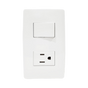 Apagador Escalera y Contacto de 127 V~60 Hz 10/15 A. | SIERRA STORE
