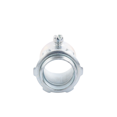 Conector 1" (25mm) pared delgada con tornillo tipo americano galvanizado etiqueta verde JUPITER - Vista 2