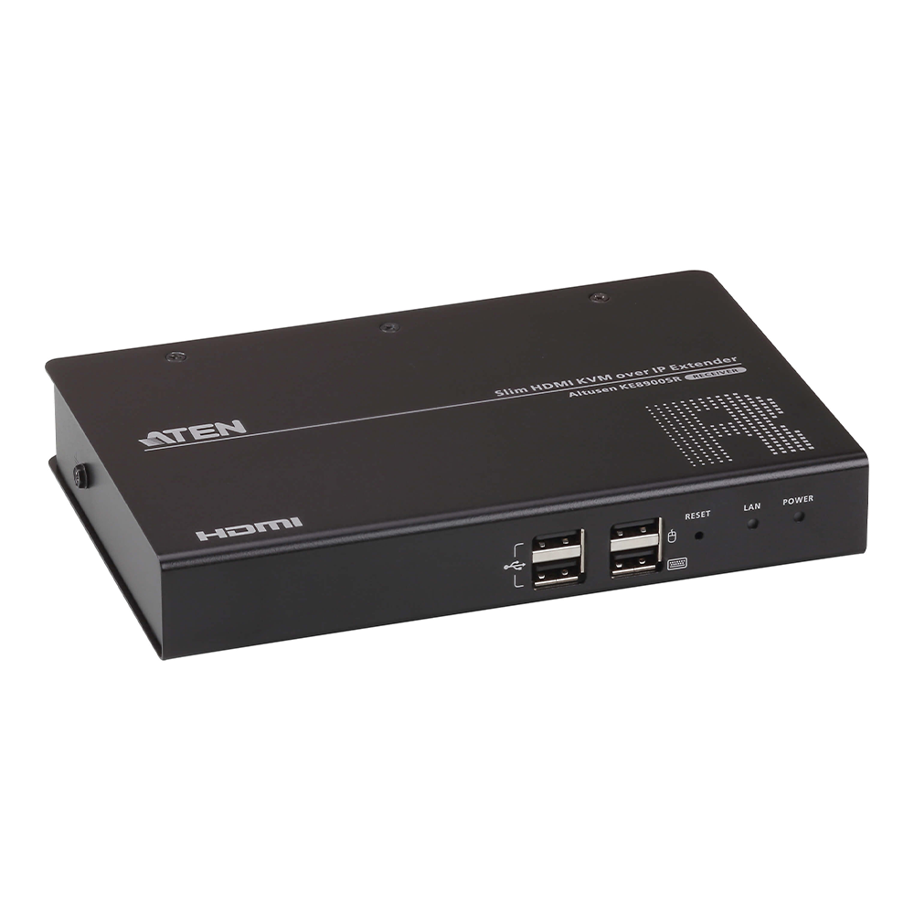 Receptor KVM sobre IP / HDMI 1920x1200@60Hz / Sin Pérdidas / 2 Puertos USB 2.0 / LAN 10/100/1000 Mbps | SIERRA STORE