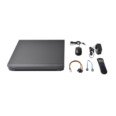 KIT TurboHD 1080p / DVR 8 Canales / 4 Cámaras Bala (exterior 2.8 mm) / 4 Cámaras Eyeball (exterior 2.8 mm) / Transceptores...