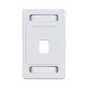 Placa de Pared Keystone de 1 Salida, Color Blanco, para Jacks Keystone Z-MAX ...