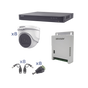 Kit TURBOHD 1080p / DVR 8 Canales / 8 Cámaras Turret (exterior 2.8 mm) / Cone...