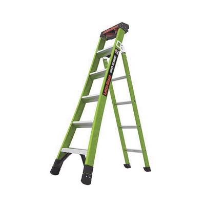 Escalera de Tijera 3 en 1 de 1.8 Metros, Fibra de Vidrio (SKU13906-001). Hecha en E.U.A. (Versión 2.0) - Little Giant Ladd...