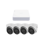Kit IP 1080p (2 Megapixel) / NVR de 4 Canales con 4 Puertos PoE / 4 Cámaras I...