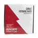 Kit de 2 rollos de 100 metros de cable fotovoltaico de cobre, rojo y negro, calibre 10 AWG (6mm²), Tipo PV,  1000/2000 V y...