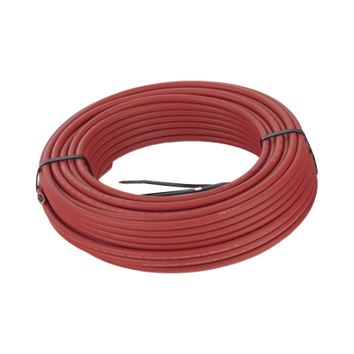Kit de 2 rollos de 100 metros de cable fotovoltaico de cobre, rojo y negro, calibre 10 AWG (6mm²), Tipo PV,  1000/2000 V y...