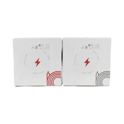 Kit de 2 rollos de 50 metros de cable fotovoltaico de cobre, rojo y negro, calibre 10 AWG (6mm²), Tipo PV,  1000/2000 V y ...