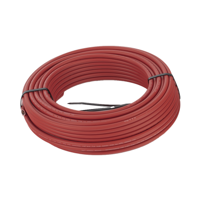 Kit de 2 rollos de 50 metros de cable fotovoltaico de cobre, rojo y negro, calibre 10 AWG (6mm²), Tipo PV,  1000/2000 V y ...