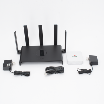 Kit 3 ONU Bridge V-Sol, Dual GPON/EPON con Router Home Mesh Ideal para distribuciones WISP de mayor cobertura Wi-Fi en Hog...