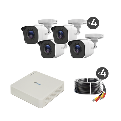 Turbohd De 4 Canales HILOOK BY HIKVISION KIT7204BM(C) - HiLook by HIKVISION