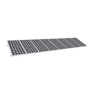 Montaje para Panel Solar, Riel "8" de 5400mm para Módulos de 550 a 660w con Espesor de 35mm, Velocidad de Viento Máx. 136km/h