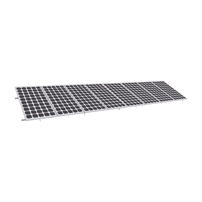 Montaje para Panel Solar, Riel "8" de 5400mm para Módulos de 550 a 660w con Espesor de 35mm, Velocidad de Viento Máx. 136km/h