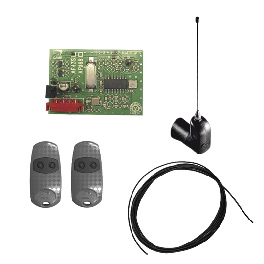Kit Receptor Inalámbrico / Alcance 45 m (147.6 ft) / 2 Controles Remotos / Cable RG58 3 m / Antena Externa | SIERRA STORE